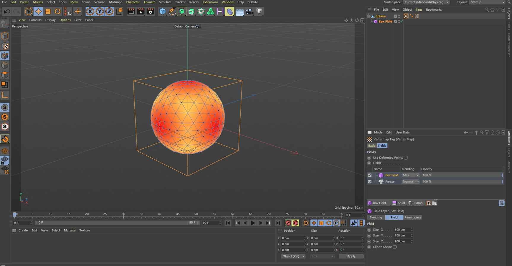 Create a VertexMap by select 